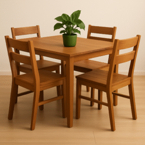 Teak Dining Table and Chairs